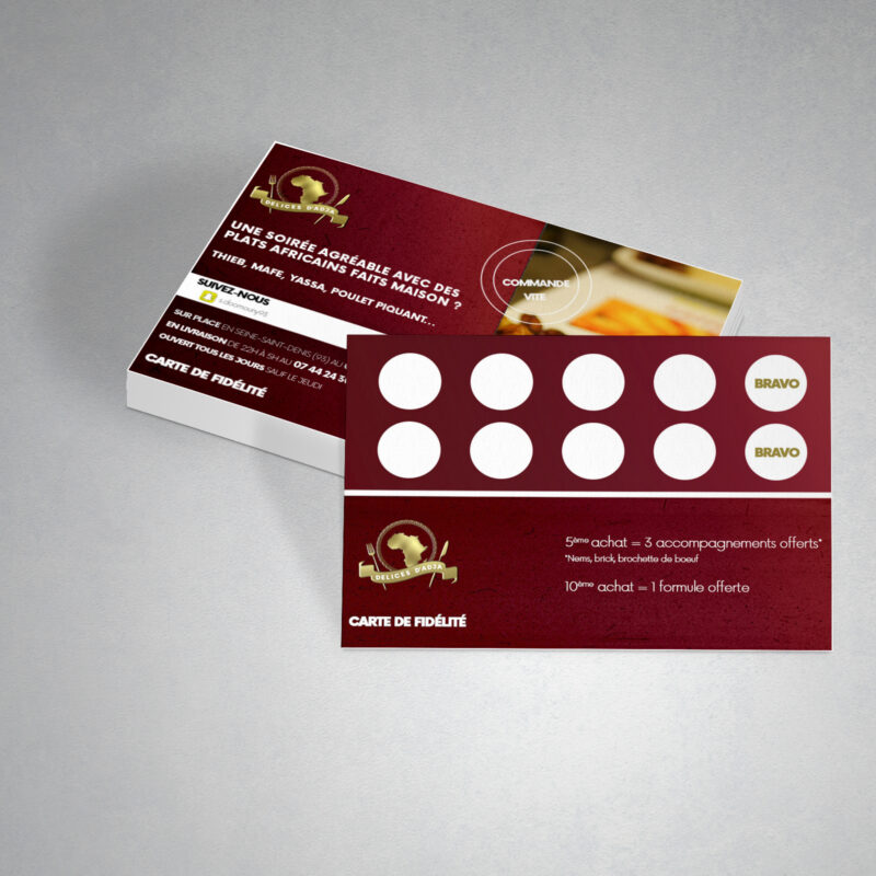 Supports de communication pour boutique artisanale